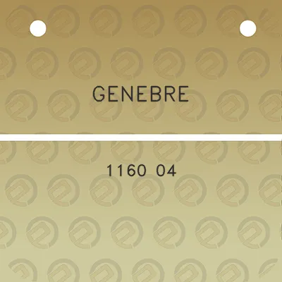 genebre-1160-04