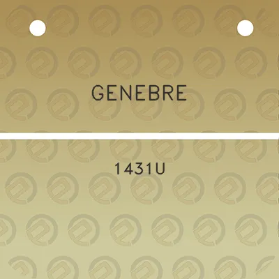 genebre-1431u