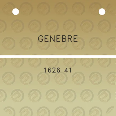 genebre-1626-41