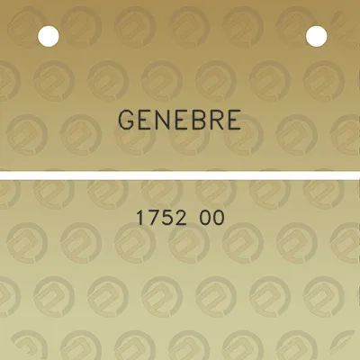 genebre-1752-00