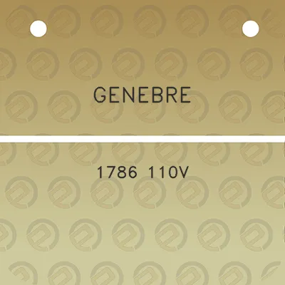 genebre-1786-110v