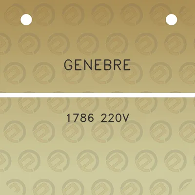 genebre-1786-220v