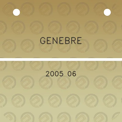 genebre-2005-06