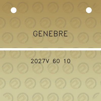 genebre-2027v-60-10