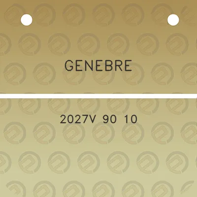 genebre-2027v-90-10