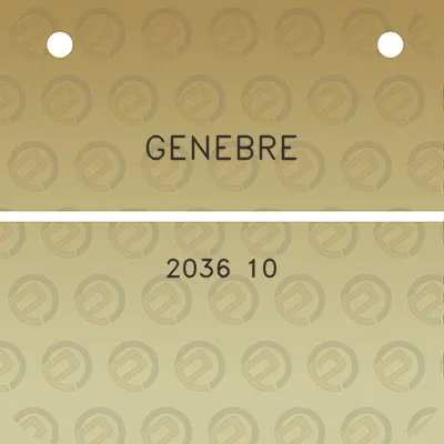 genebre-2036-10