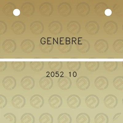 genebre-2052-10