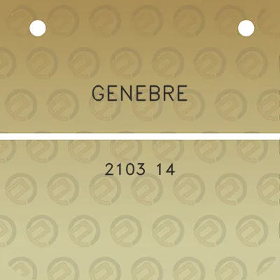 genebre-2103-14