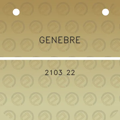 genebre-2103-22