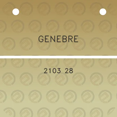 genebre-2103-28