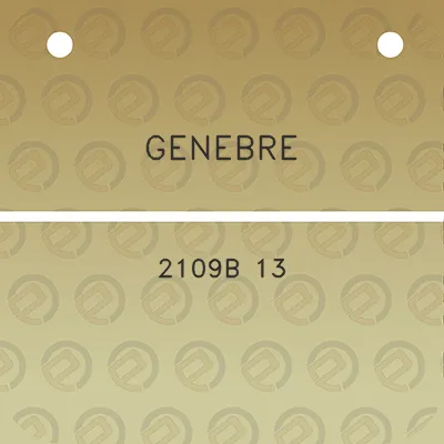 genebre-2109b-13