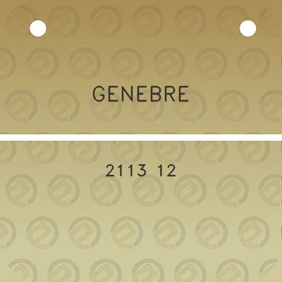 genebre-2113-12