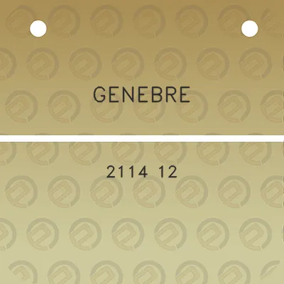 genebre-2114-12