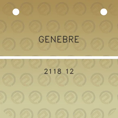 genebre-2118-12