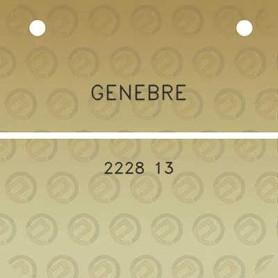 genebre-2228-13