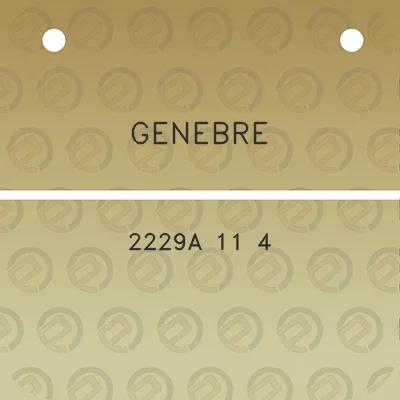 genebre-2229a-11-4