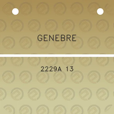 genebre-2229a-13