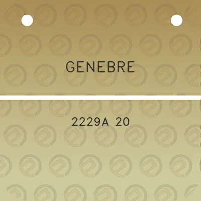 genebre-2229a-20