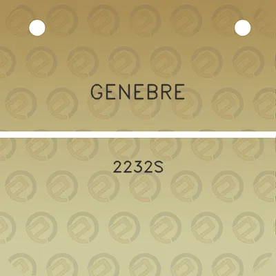 genebre-2232s