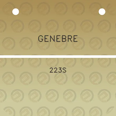 genebre-223s