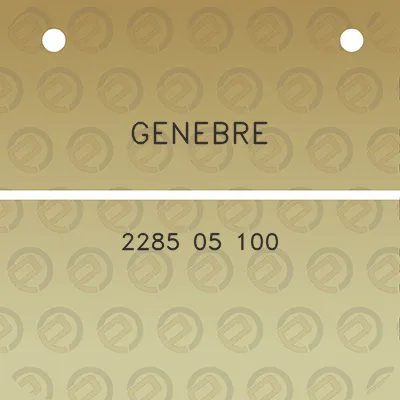 genebre-2285-05-100