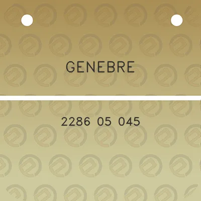 genebre-2286-05-045