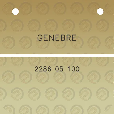 genebre-2286-05-100