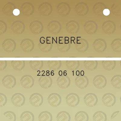 genebre-2286-06-100