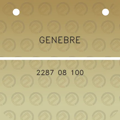 genebre-2287-08-100