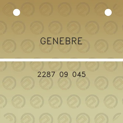 genebre-2287-09-045