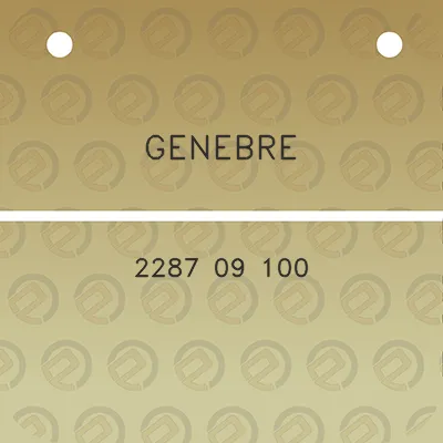 genebre-2287-09-100