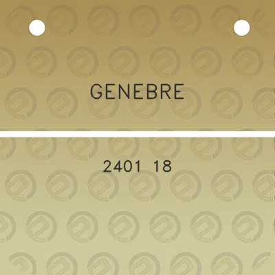 genebre-2401-18