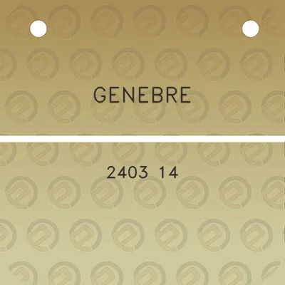 genebre-2403-14