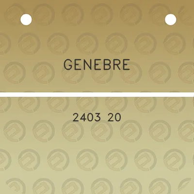 genebre-2403-20