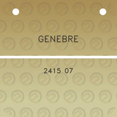 genebre-2415-07