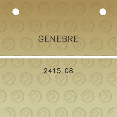 genebre-2415-08