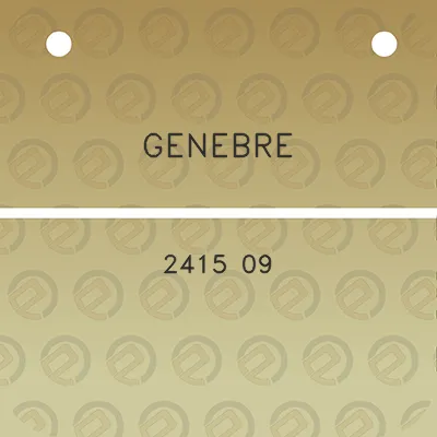 genebre-2415-09