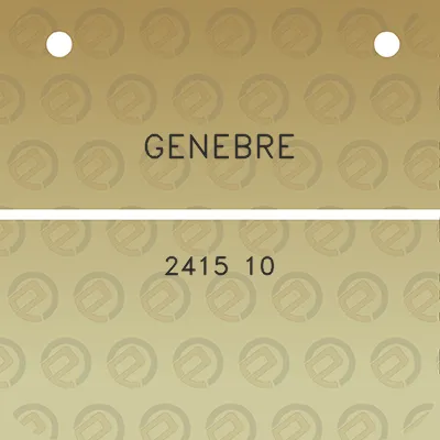 genebre-2415-10