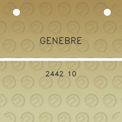 genebre-2442-10