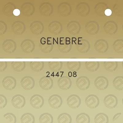 genebre-2447-08