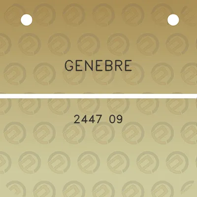 genebre-2447-09