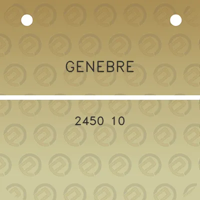 genebre-2450-10