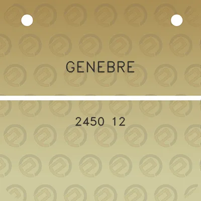 genebre-2450-12