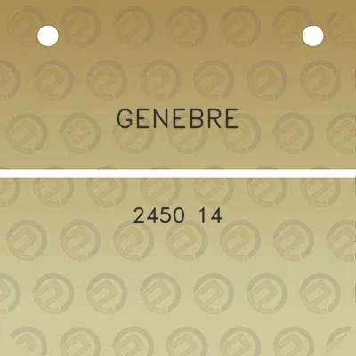 genebre-2450-14