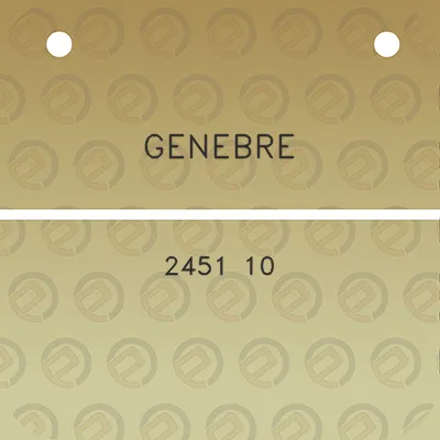 genebre-2451-10