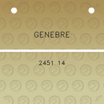 genebre-2451-14