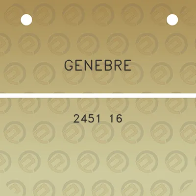 genebre-2451-16