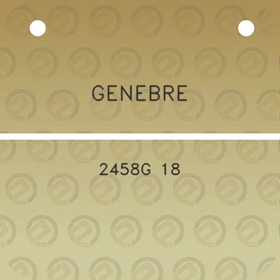 genebre-2458g-18