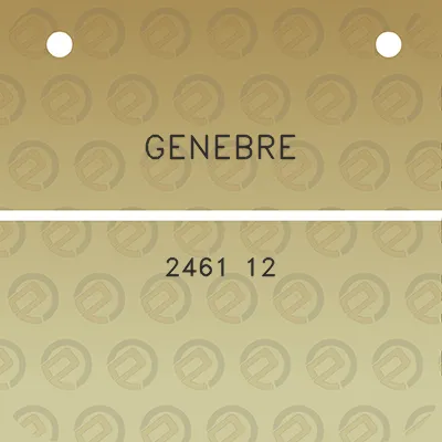 genebre-2461-12