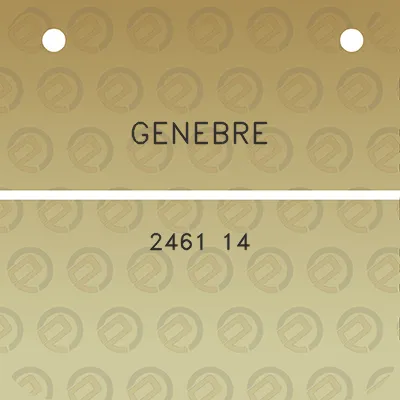 genebre-2461-14